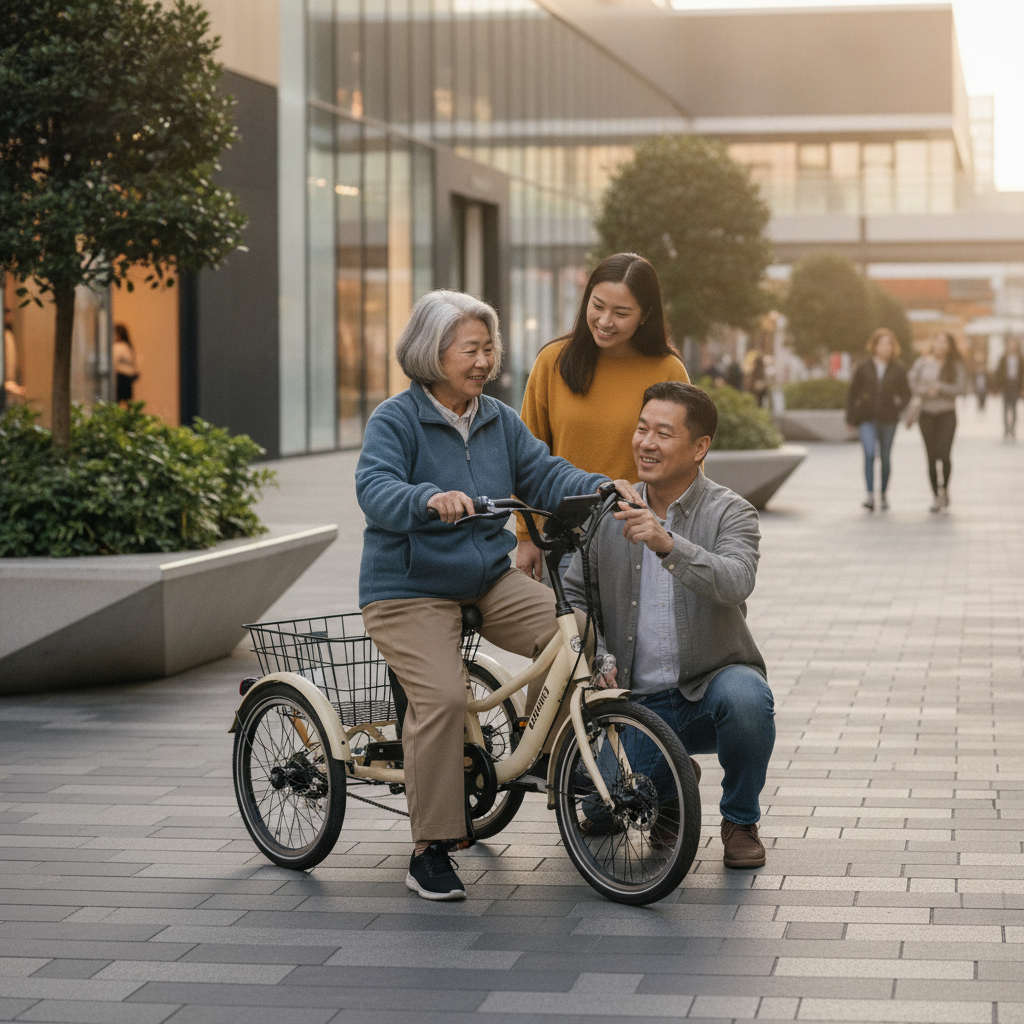 วิธีเลือกจักรยานไฟฟ้าให้ผู้สูงอายุ ขี่ง่าย ปลอดภัย ไม่ล้ม - senior-ebike-selection-safety-guide