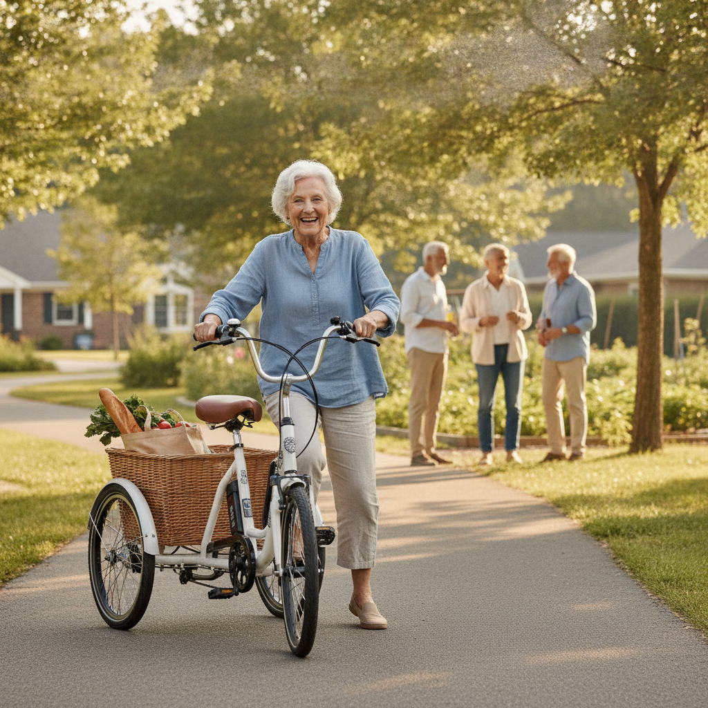 วิธีเลือกจักรยานไฟฟ้าสำหรับผู้สูงอายุ ปลอดภัย ขี่ง่าย - senior-ebike-selection-safety-guide