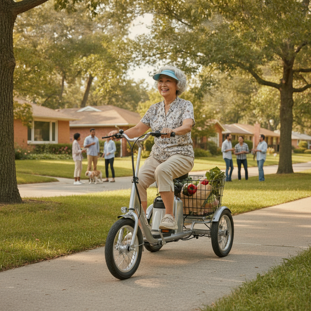 จักรยานไฟฟ้าผู้สูงอายุ เลือกรุ่นไหนปลอดภัย ไม่ล้มง่าย - senior-electric-bike-safety-guide