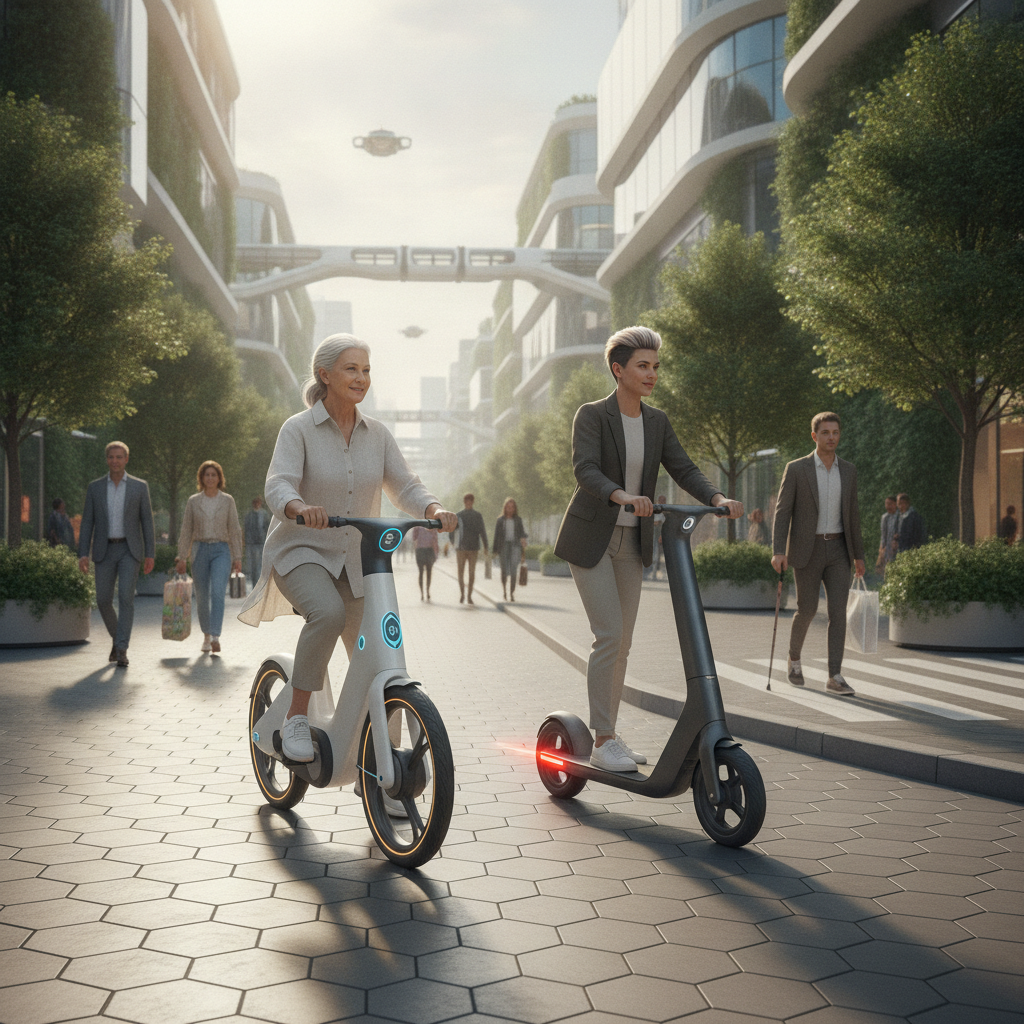 จับตาเทรนด์ E-Bike 2027 ระบบเบรกฉุกเฉิน ปลอดภัยสำหรับทุกวัย - smart-ebike-safety-trends-2027