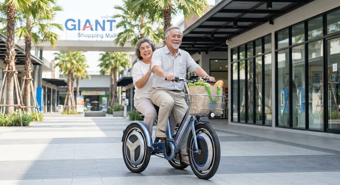 จักรยานไฟฟ้า 3 ล้อ ฟีเจอร์อัจฉริยะ ทางเลือกใหม่วัยเกษียณ