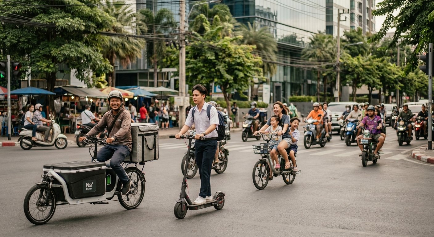 โซเดียมไอออน แบตเตอรี่รุ่นใหม่ จุดเปลี่ยน E-Bike ราคาถูก