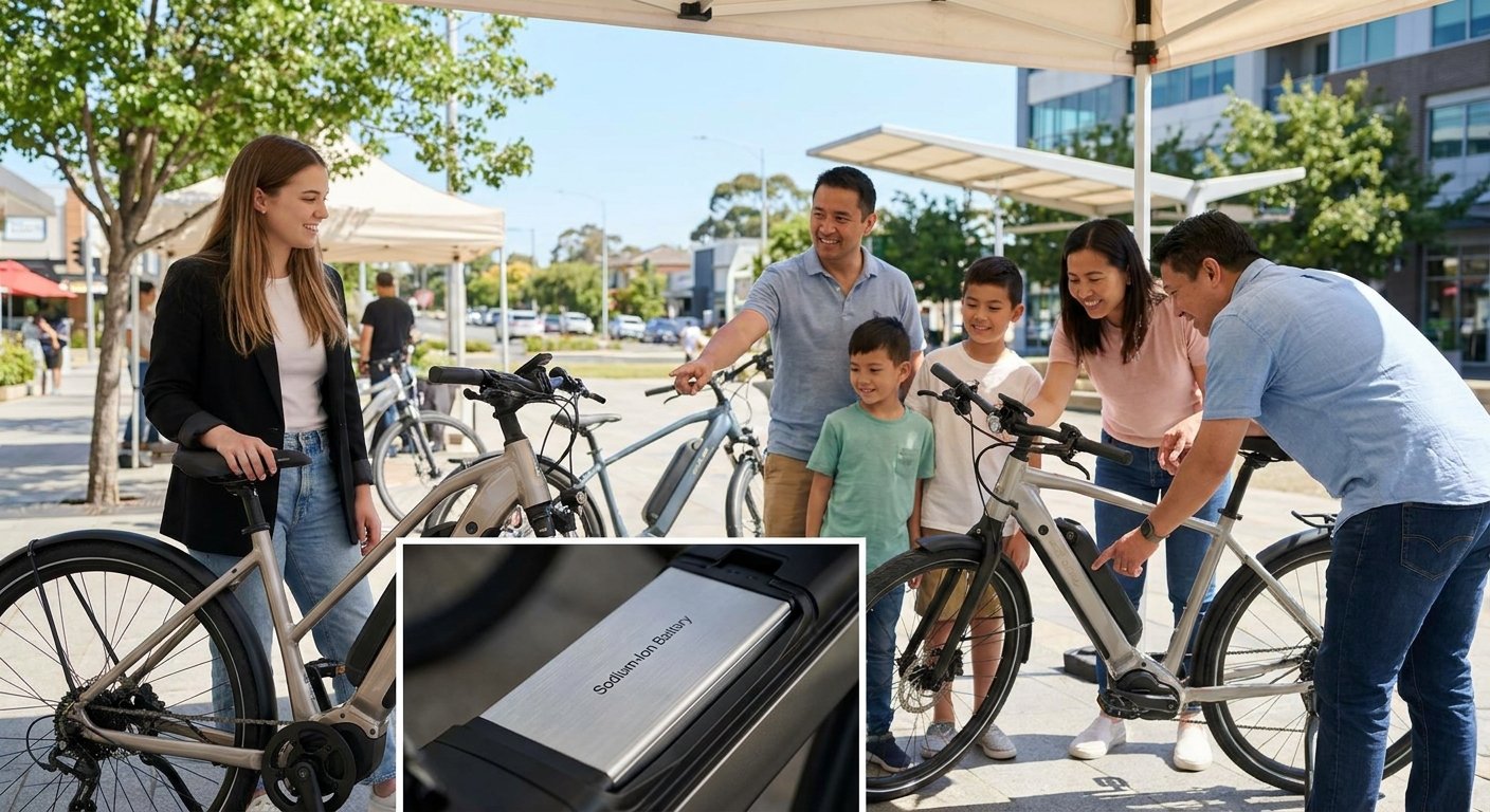 แบตเตอรี่โซเดียมไอออน เทรนด์ใหม่ E-Bike ทนร้อน ไม่ติดไฟ