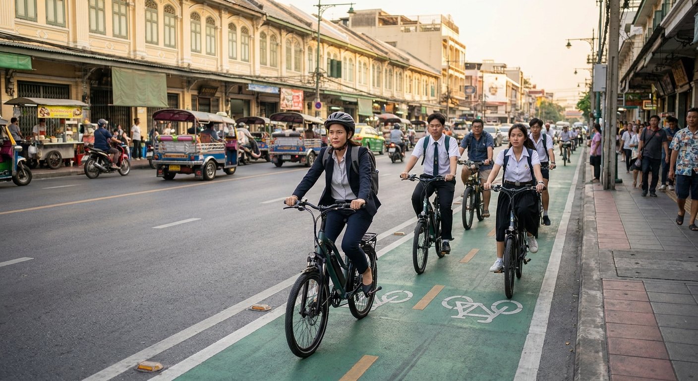 กฎหมายจักรยานไฟฟ้าในไทย ขี่ตรงไหนได้บ้าง ไม่ผิดกฎจราจร