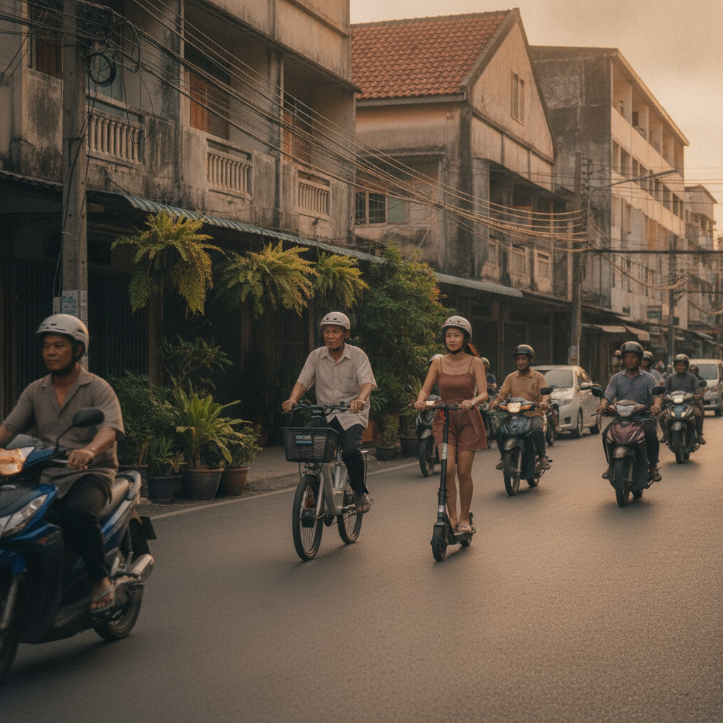 จับตาเทรนด์ E-Bike 2027 ทำไมคนไทยหันมาใช้แทนมอเตอร์ไซค์ - thailand-ebike-trend-micro-mobility
