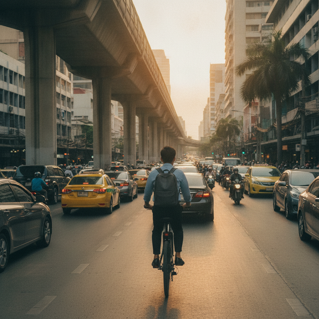 ส่องเทรนด์ Micro-Mobility คนเมืองหันใช้ E-Bike เลี่ยงรถติด - urban-micro-mobility-ebike-trend