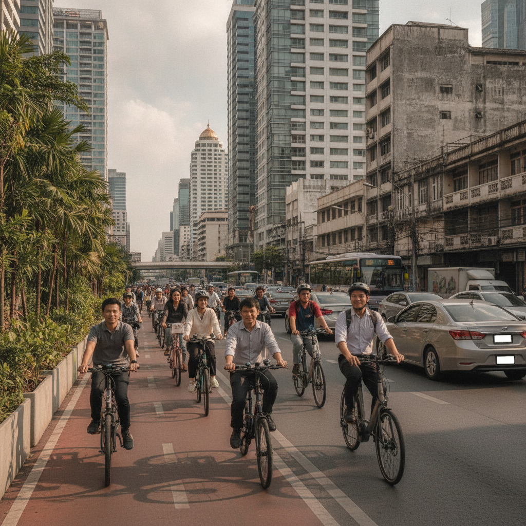 กทม. เล็งขยายเลน e-Bike รับเทรนด์เดินทางสีเขียวปลายปี 2026 - bangkok-ebike-lane-green-mobility