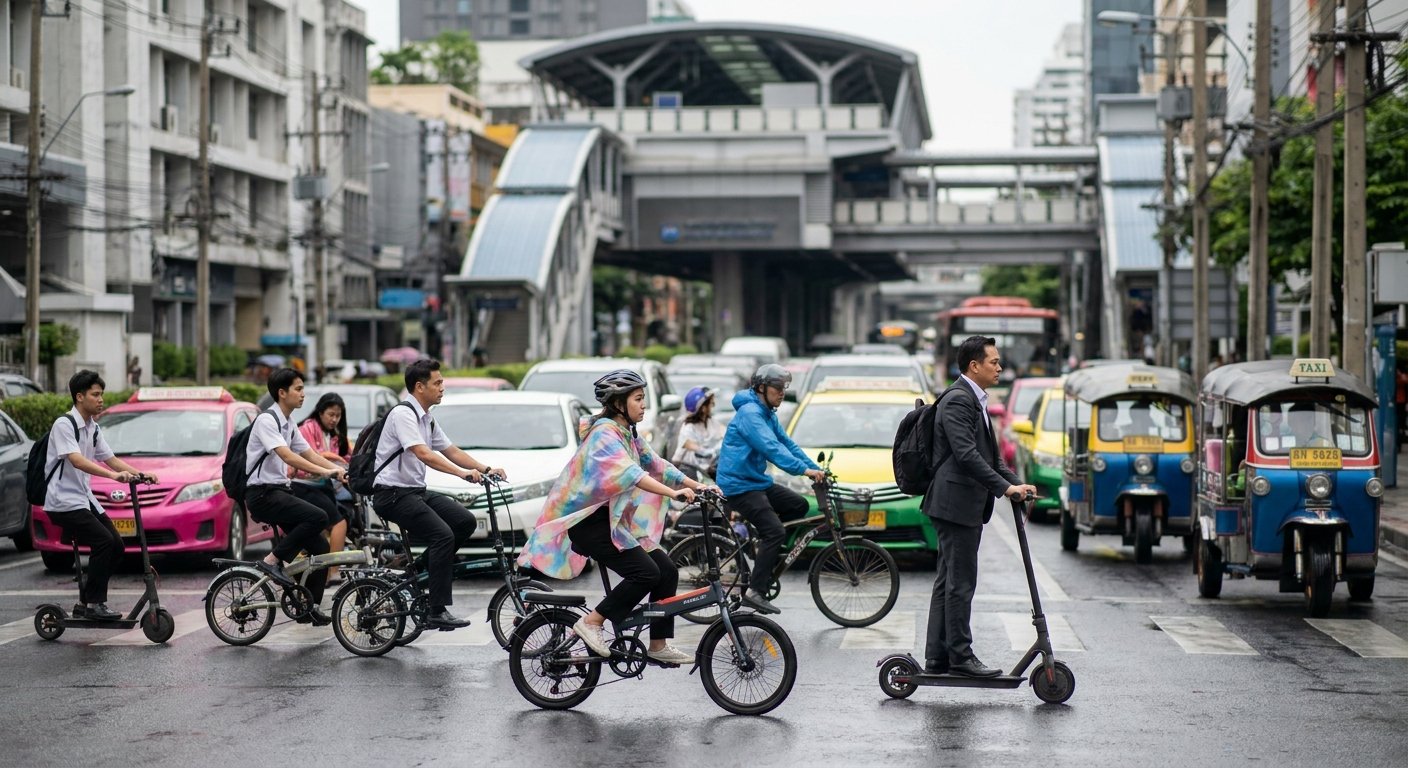 จับตาเทรนด์ Micro-Mobility คนกรุงหันใช้ E-Bike สู้รถติด