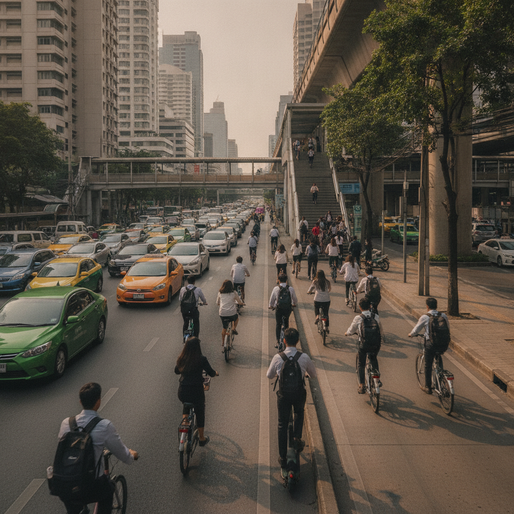จับตาเทรนด์ Micro-Mobility คนกรุงหันใช้ E-Bike สู้รถติด - bangkok-micromobility-ebike-city-trend