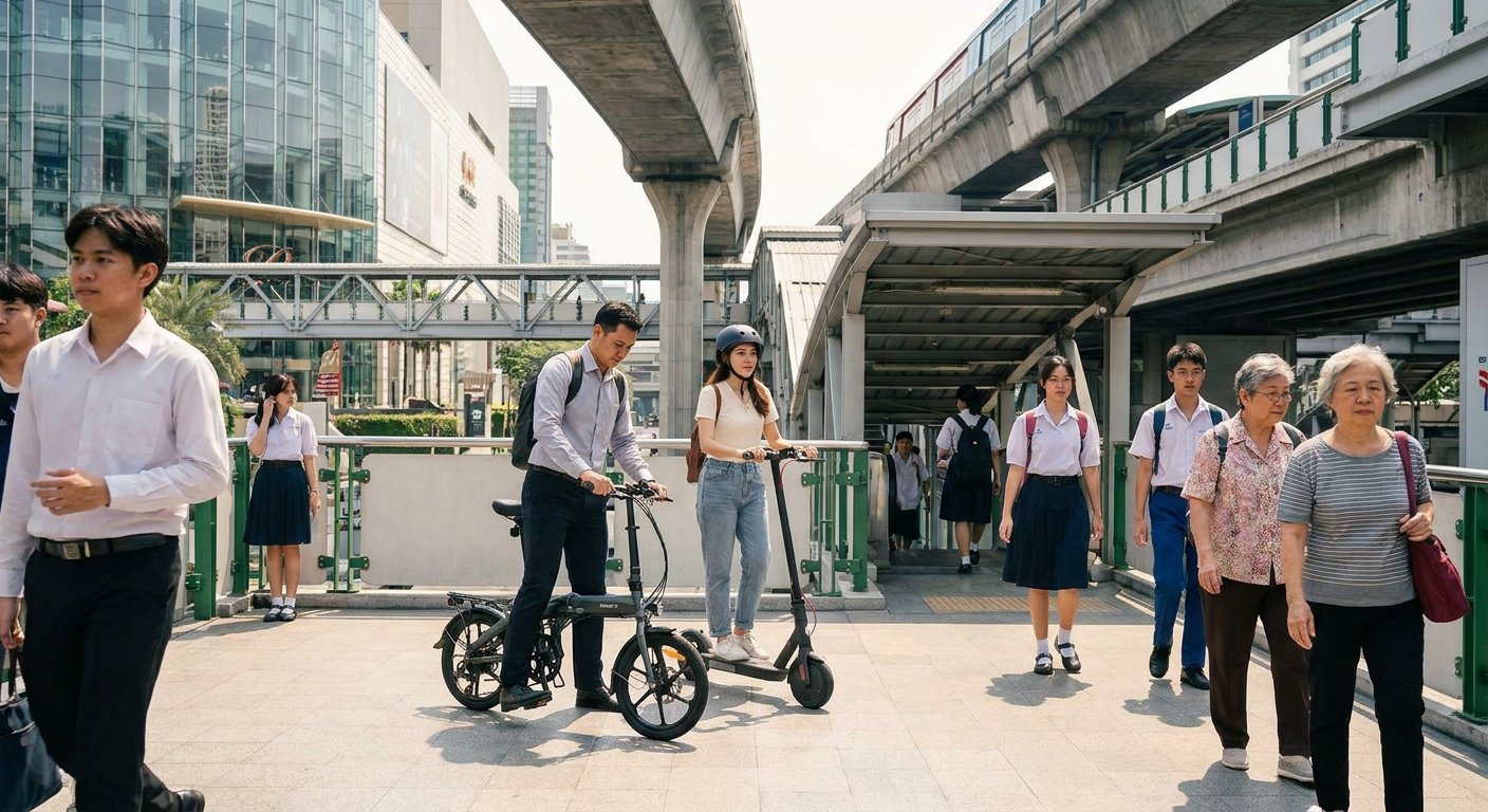 ส่องเทรนด์ Micro-Mobility กทม. หนุน E-Bike วิ่งเชื่อมรถไฟฟ้า