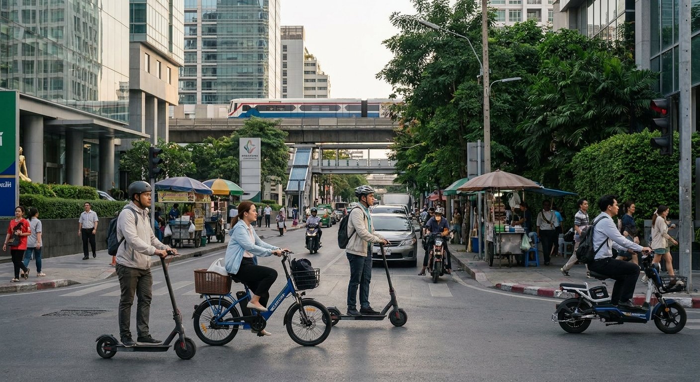 ส่องเทรนด์ Micro-Mobility คนกรุงหันใช้ E-Bike เลี่ยงรถติด