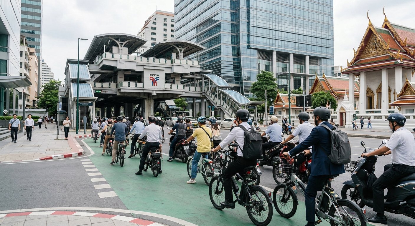 จับตากรุงเทพฯ เล็งเพิ่มเลน e-bike ทางเลือกเดินทางยุคใหม่