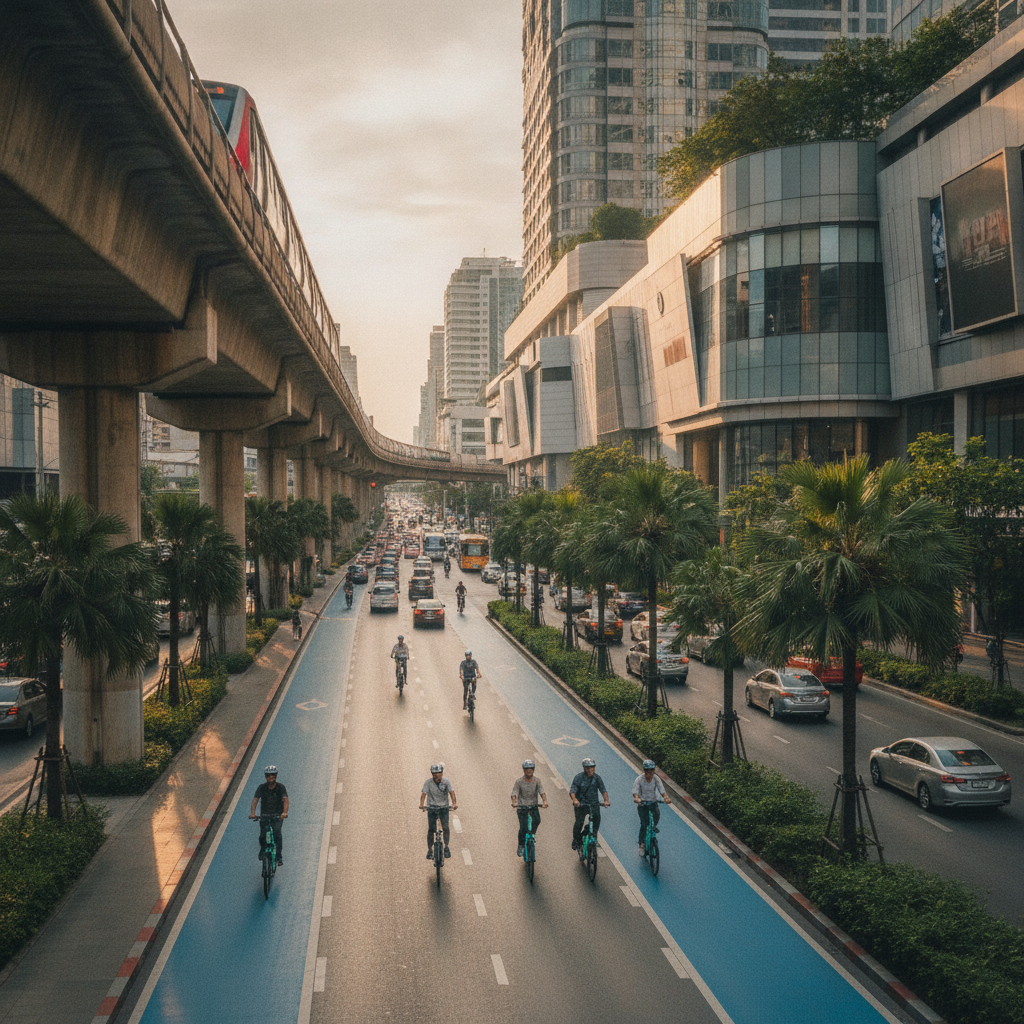 จับตากรุงเทพฯ เล็งเพิ่มเลน e-bike ทางเลือกเดินทางยุคใหม่ - bangkok-urban-ebike-lane-project