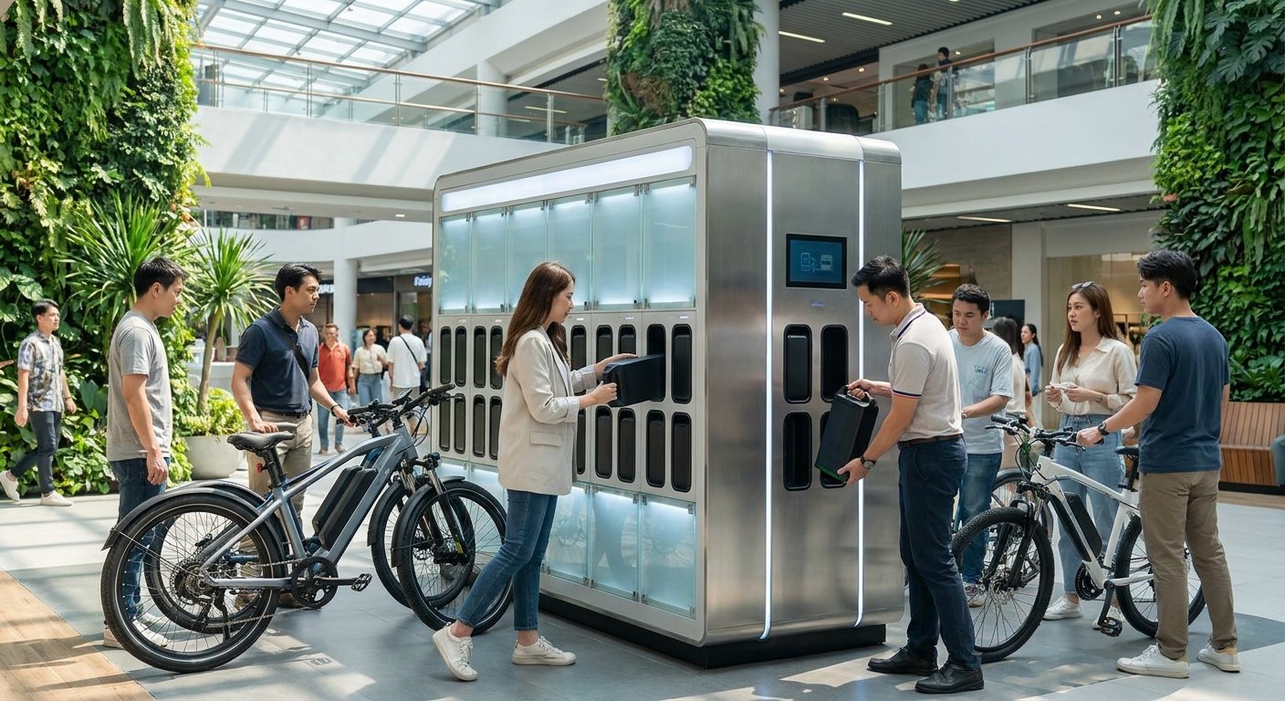 จับตาโมเดล Battery Swapping จักรยานไฟฟ้า เทรนด์มาแรงปี 2027