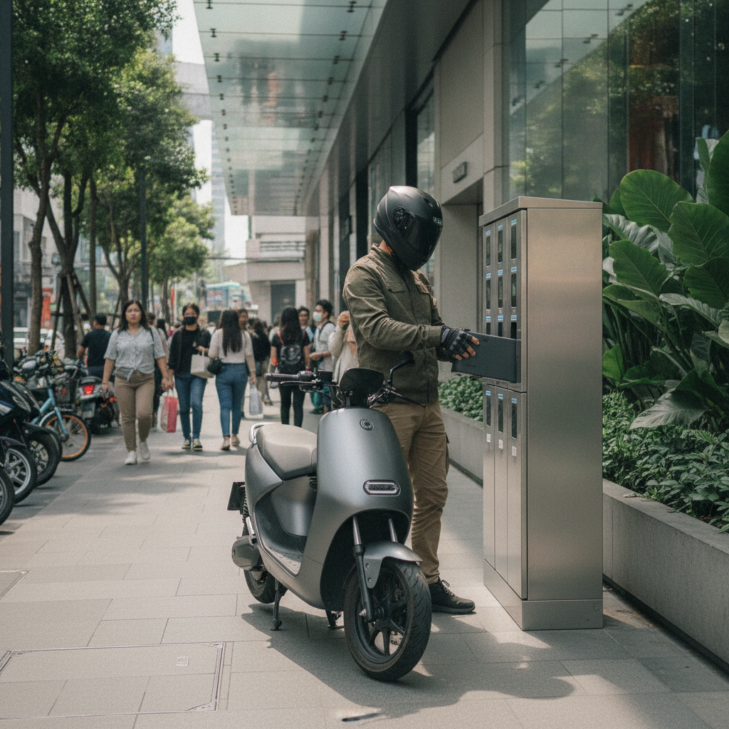 ส่องเทรนด์ Battery Swapping ตู้สลับแบต e-Bike มาแรงในไทย - battery-swapping-thailand-ebike-trend