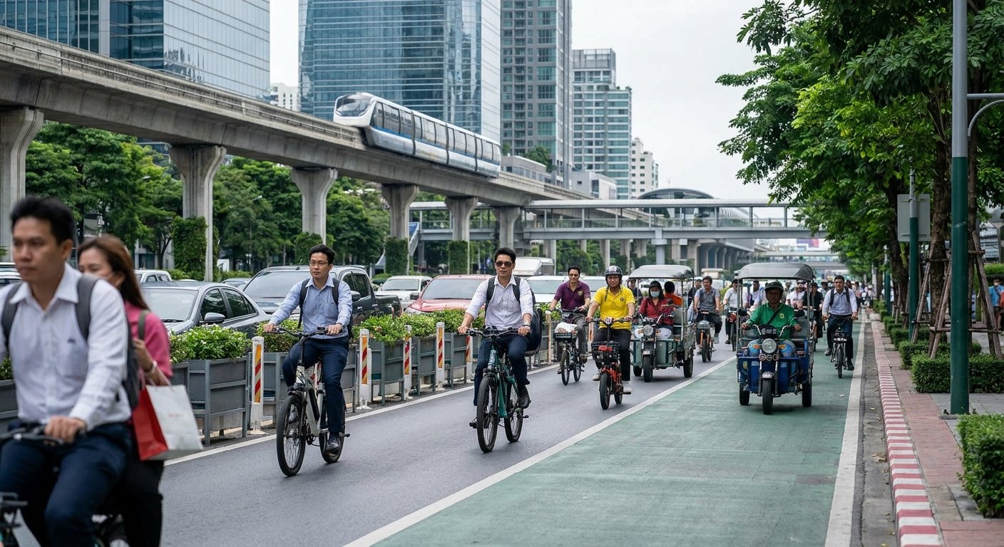 กทม. เล็งเพิ่มเลน e-Bike ปี 2027 หนุนเดินทางสะอาด ไร้มลพิษ