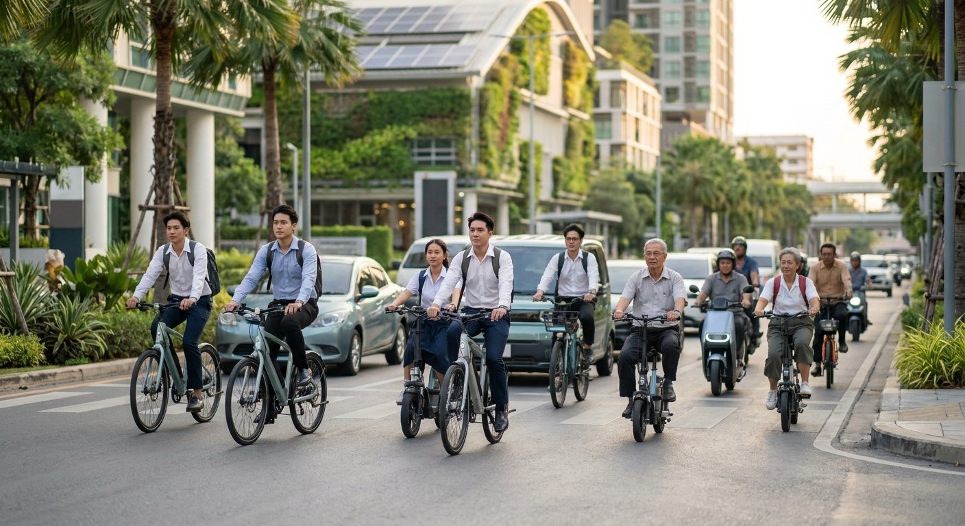 จับตาภาษีคาร์บอน ดันตลาดจักรยานไฟฟ้าไทยโตพุ่งในปี 2027