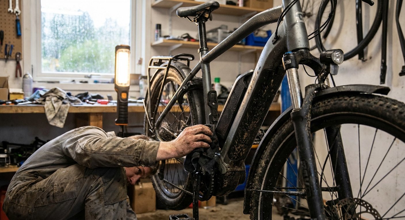 4 วิธีดูแล e-Bike หลังลุยน้ำท่วม ป้องกันมอเตอร์และระบบไฟ