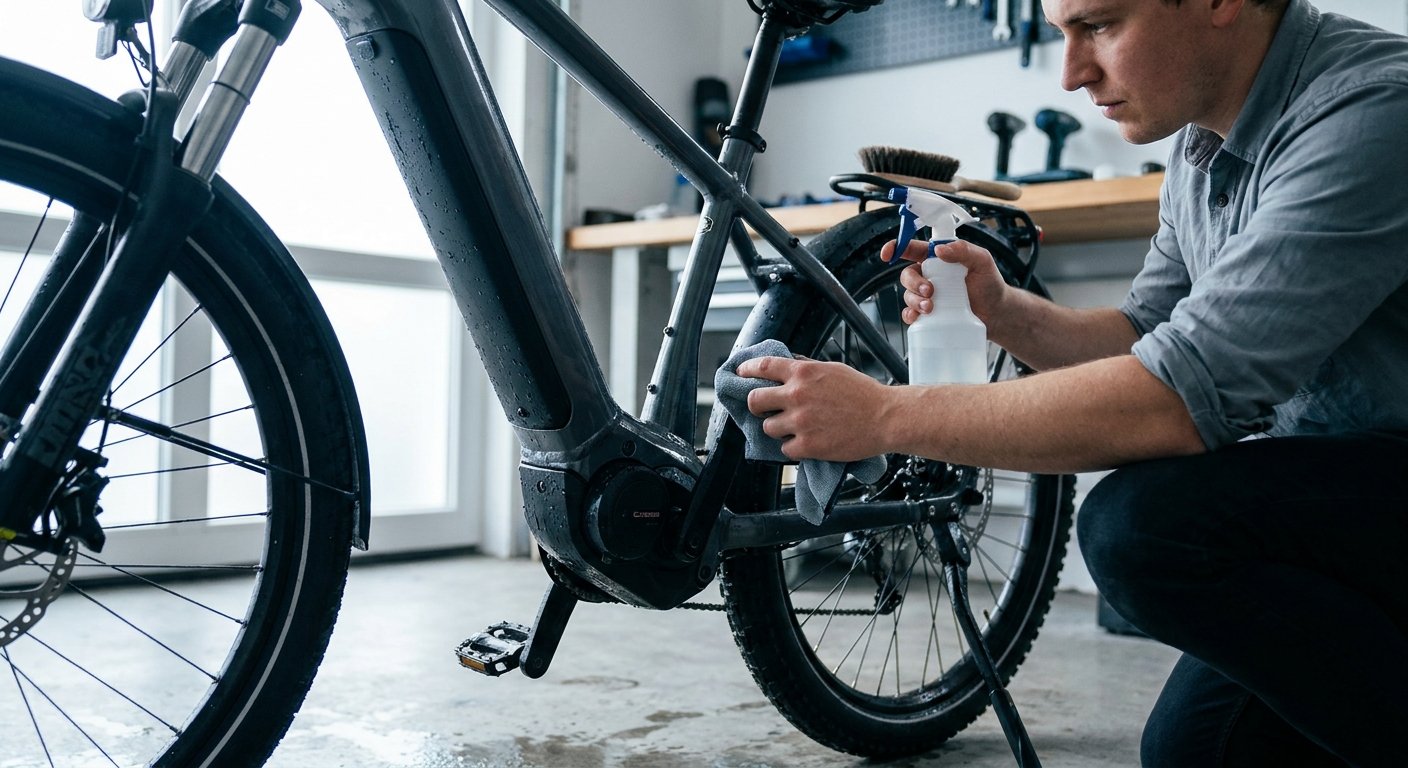 วิธีดูแล E-Bike หลังลุยฝน ป้องกันมอเตอร์ชื้น สนิมไม่เกาะ