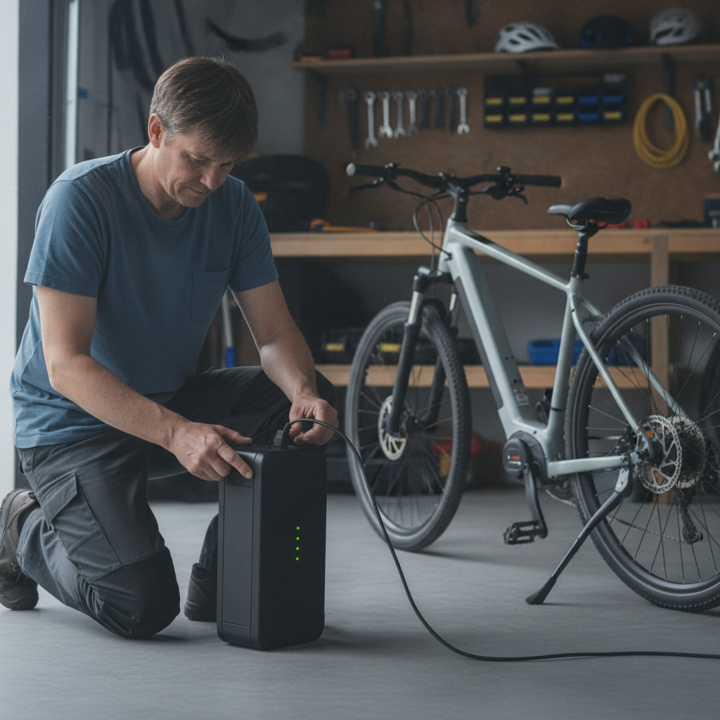 วิธีชาร์จแบต e-Bike ยืดอายุ 3 ปี ไม่บวม ไม่เสื่อมไว - charge-ebike-battery-extend-lifespan
