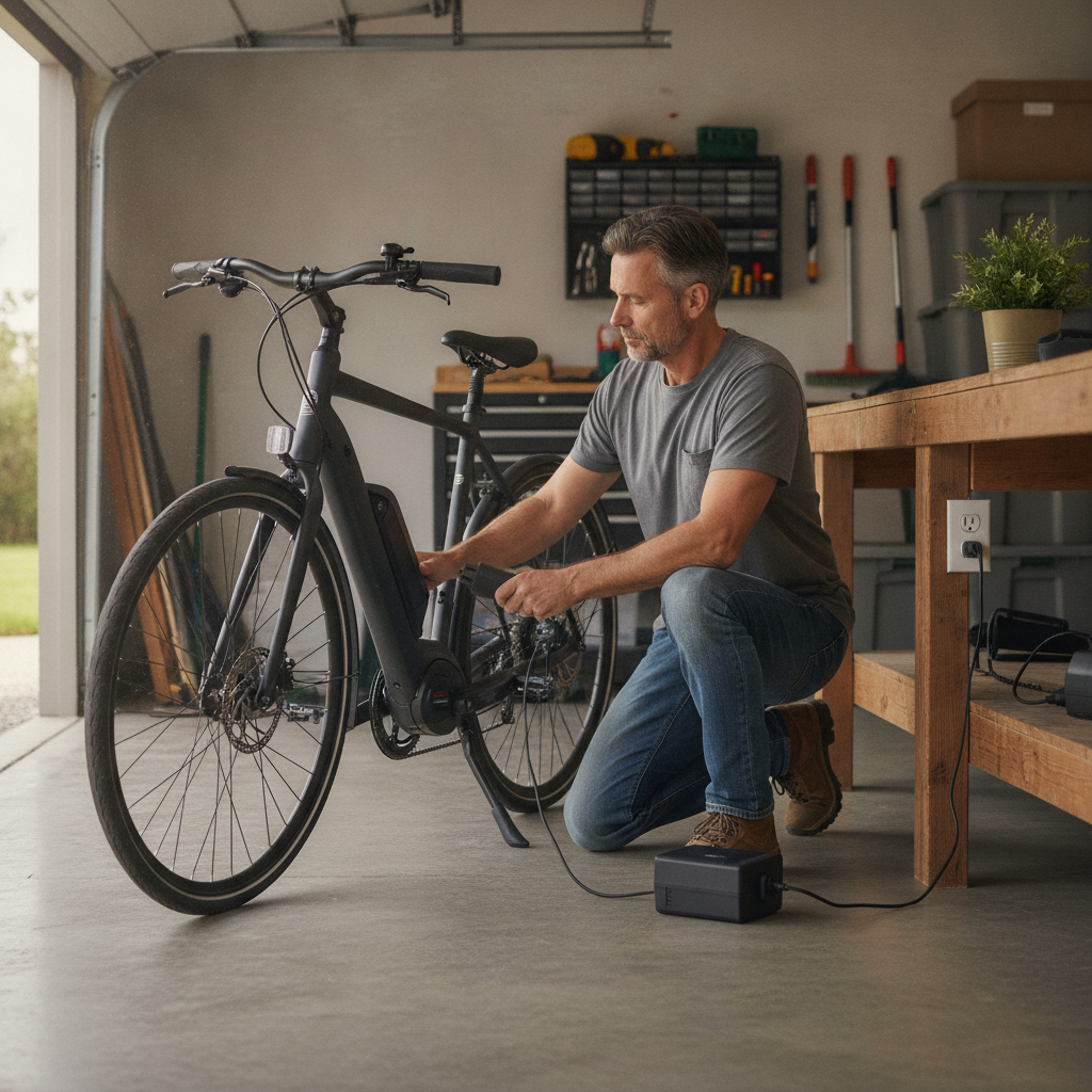 วิธีชาร์จแบตเตอรี่ E-Bike ให้ถูกวิธี ยืดอายุใช้งาน 2 เท่า - charge-ebike-battery-extend-lifespan