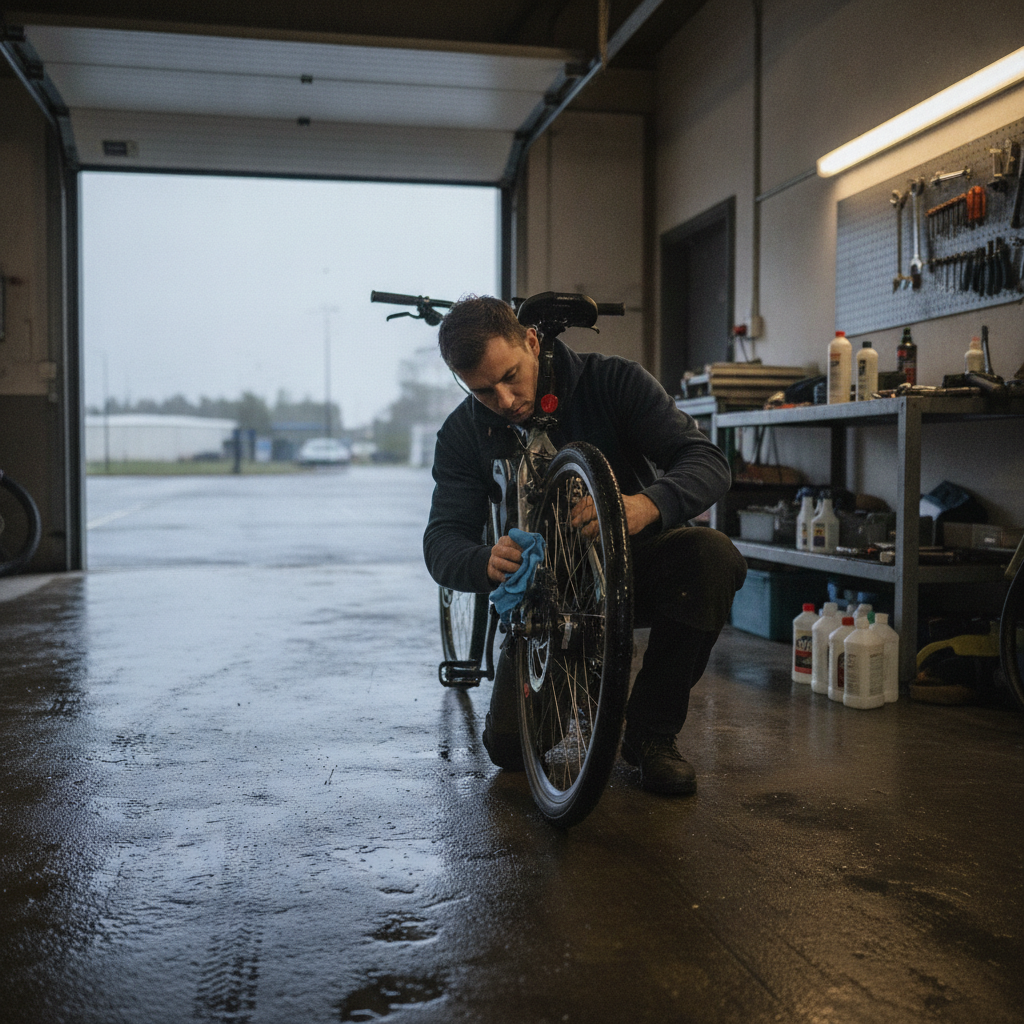 5 จุดเช็ก e-Bike ลุยฝน ป้องกันมอเตอร์ช็อต ขี่ปลอดภัย - check-ebike-after-rain-maintenance