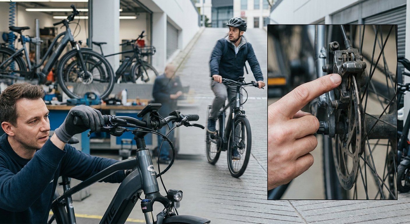 5 สัญญาณเตือนผ้าเบรก E-Bike หมด เช็กก่อนเสี่ยงอุบัติเหตุ