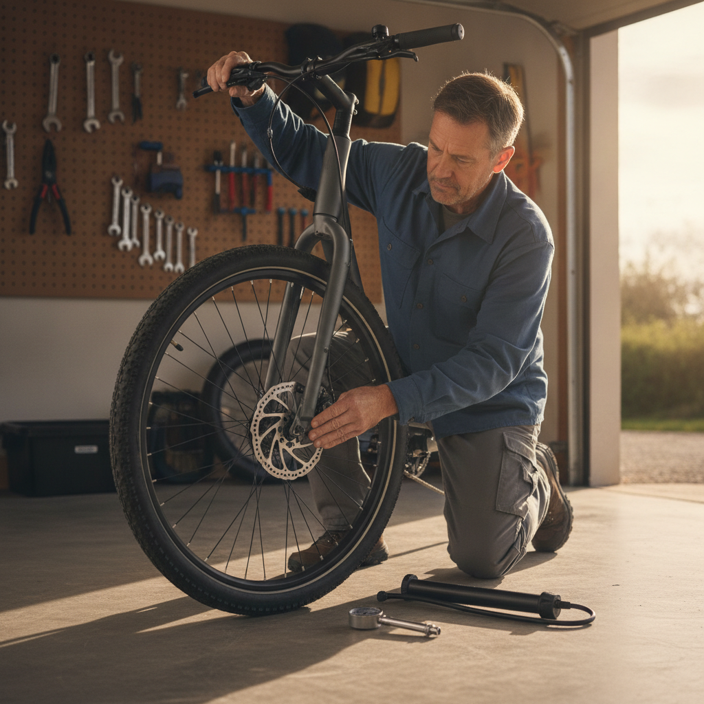 วิธีเช็กระบบเบรกและยางจักรยานไฟฟ้า ขี่ปลอดภัย มั่นใจทุกวัน - check-ebike-brakes-tires-safety-guide