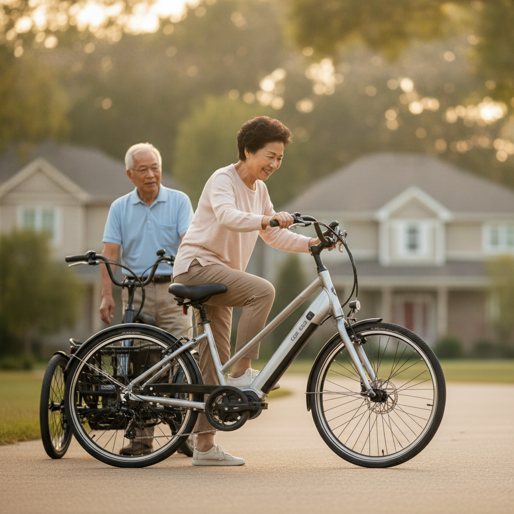 วิธีเลือกจักรยานไฟฟ้าให้ผู้สูงอายุ ขี่ง่าย ปลอดภัย ไม่ล้ม - choose-ebike-for-elderly-guide