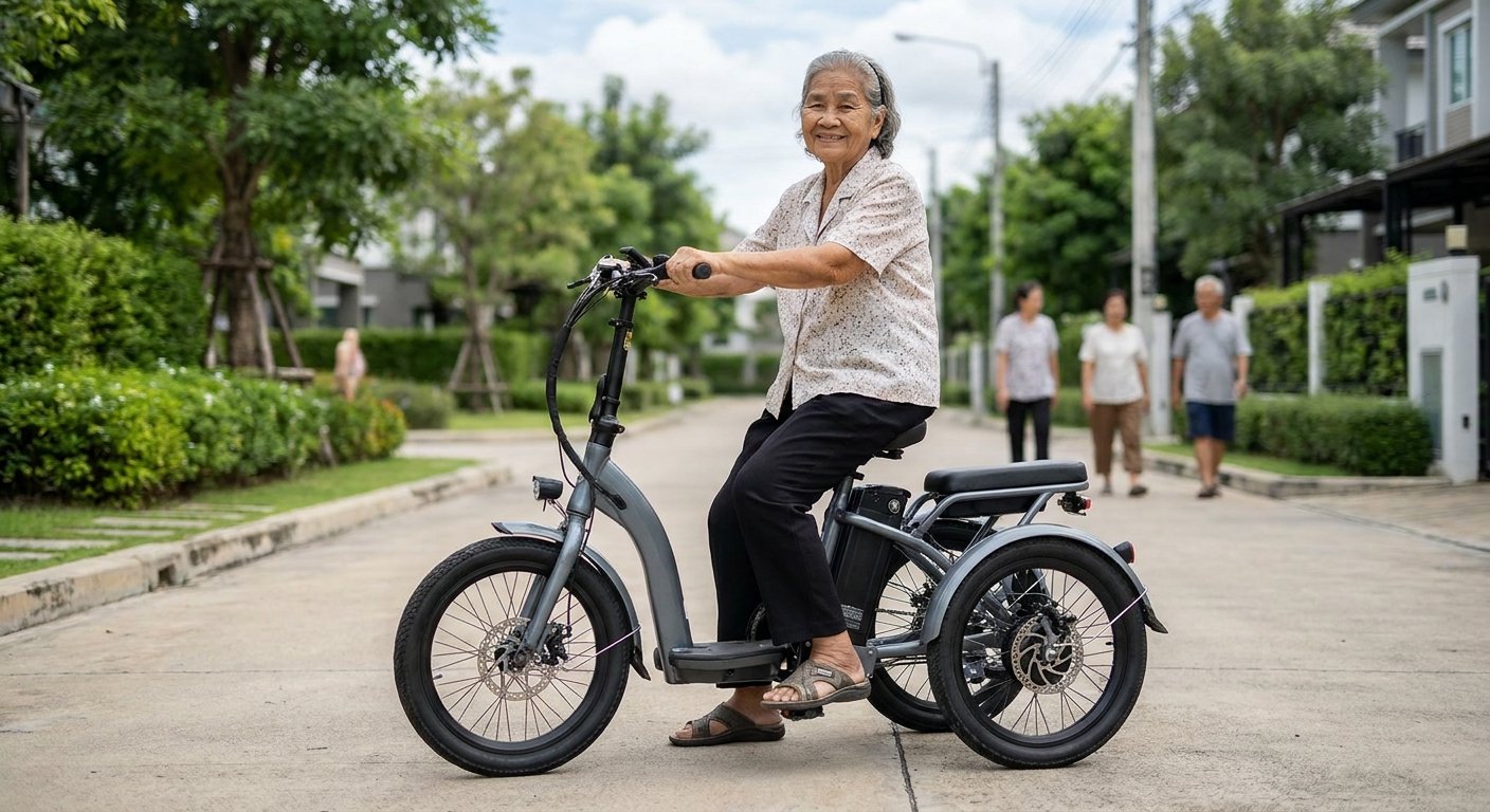 วิธีเลือก e-Bike สำหรับผู้สูงอายุ ขี่ง่าย ปลอดภัย ไม่ล้ม