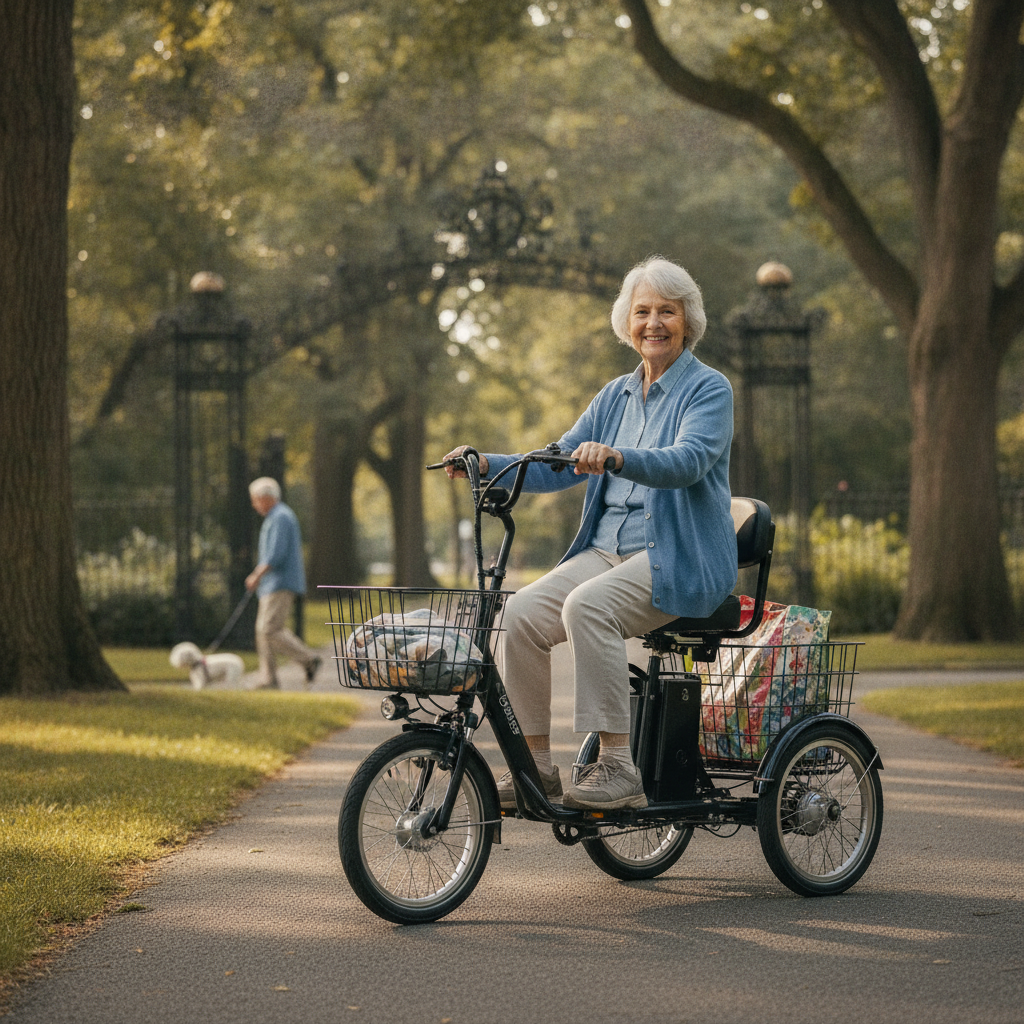 วิธีเลือกจักรยานไฟฟ้าให้ผู้สูงอายุ ขับง่าย ปลอดภัย ไม่ล้ม - choose-ebike-for-elderly-safety