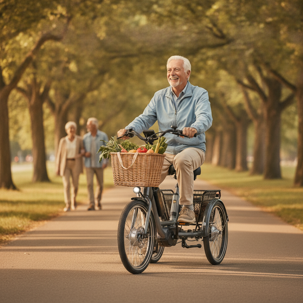5 ทริคเลือกจักรยานไฟฟ้าให้ผู้สูงอายุ ขี่ง่าย ทรงตัวดี ปลอดภัย - choose-ebike-for-elderly-safety