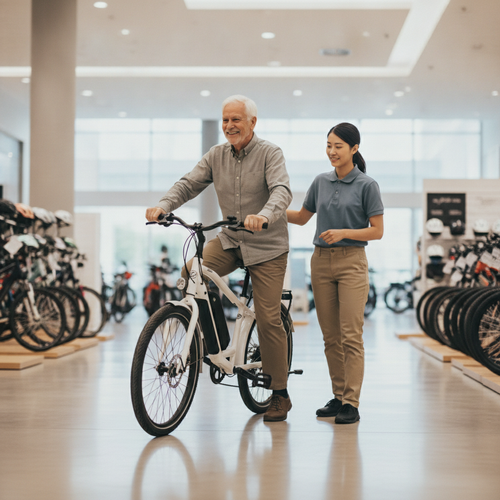 วิธีเลือก e-Bike ให้ผู้สูงอายุ ขี่ง่าย ปลอดภัย ไม่ล้ม - choose-ebike-for-elderly-safety