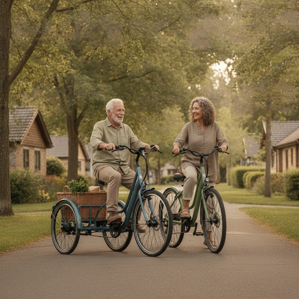 เทคนิคเลือก e-Bike ให้ผู้สูงอายุ ขี่ง่าย ทรงตัวดี ปลอดภัย - choose-ebike-for-elderly-safety