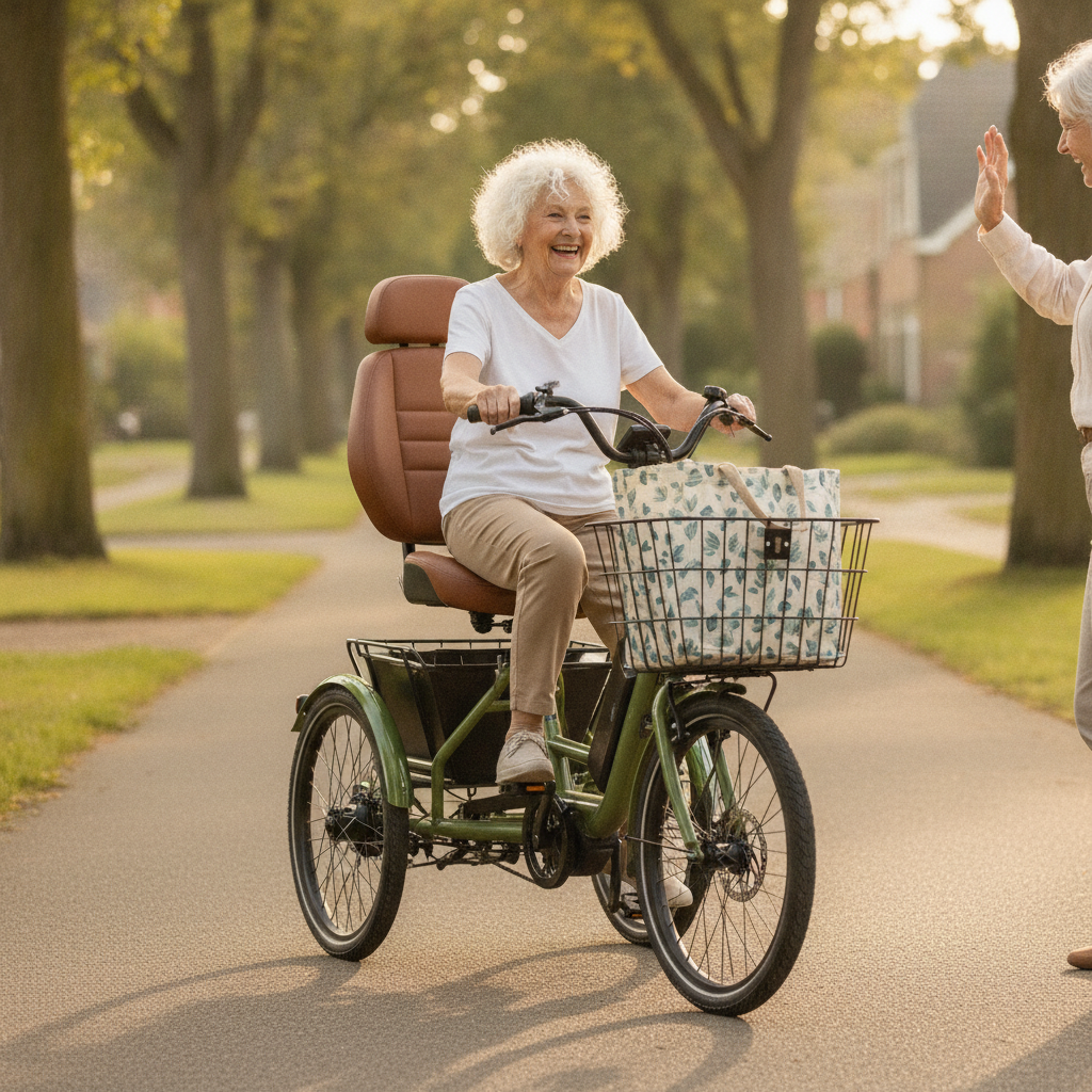 วิธีเลือกจักรยานไฟฟ้าสำหรับผู้สูงอายุ ขี่ง่าย ปลอดภัย ไม่ล้ม - choose-ebike-for-elderly-safety