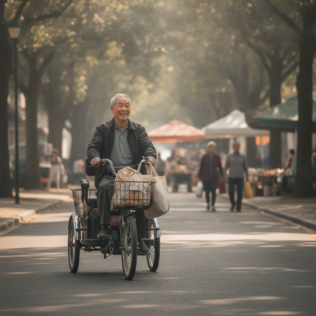 วิธีเลือกจักรยานไฟฟ้าผู้สูงอายุ ปลอดภัย ขี่ง่าย ไม่ล้ม - choose-ebike-for-elderly-safety