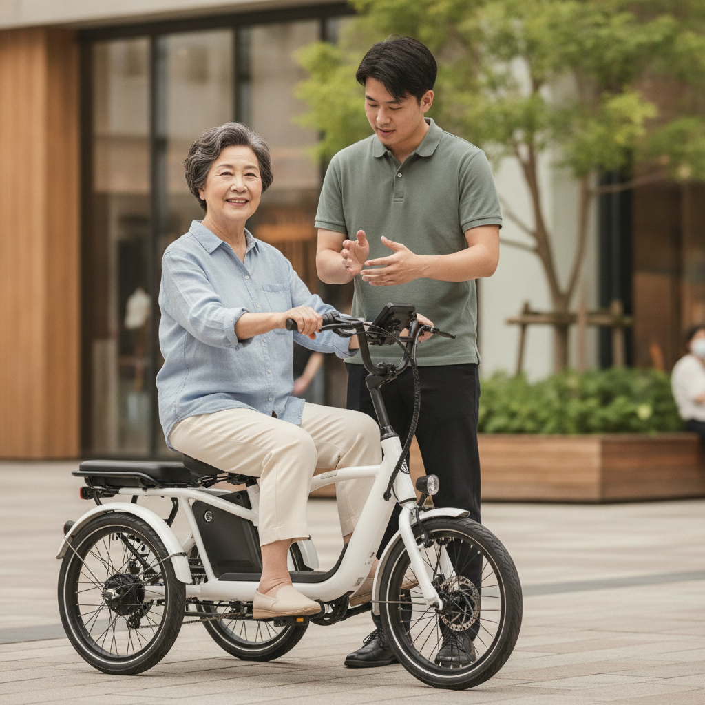 วิธีเลือกจักรยานไฟฟ้าให้ผู้สูงอายุ ขี่ง่าย ปลอดภัย ไม่ล้ม - choose-ebike-for-elderly-safety