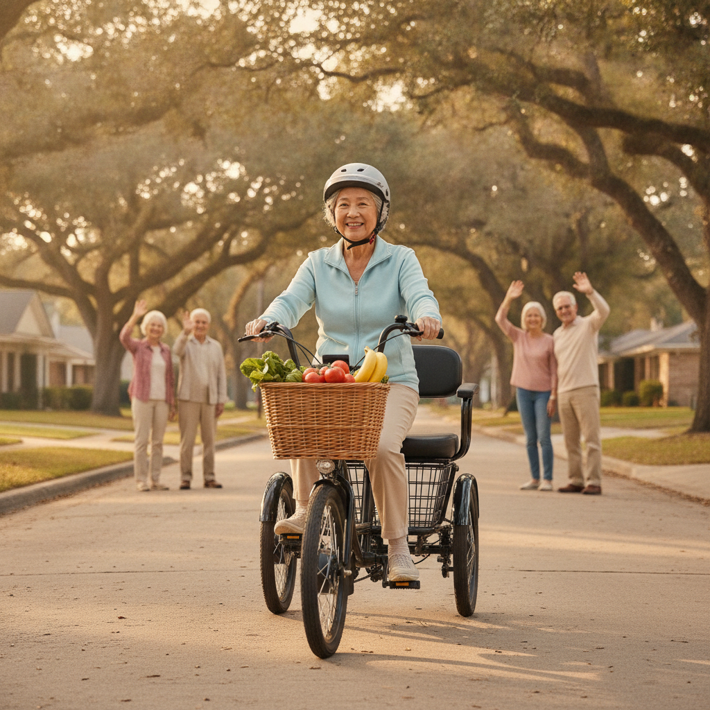 เลือกจักรยานไฟฟ้าให้ผู้สูงอายุ ขี่ง่าย ปลอดภัย ไม่ล้ม - choose-ebike-for-elderly-safety