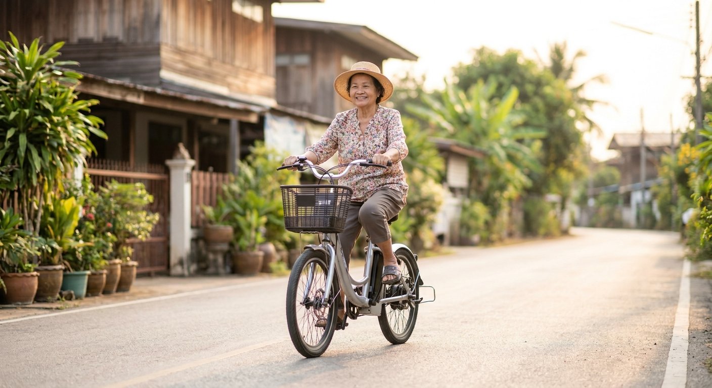 เทคนิคเลือก e-Bike ให้ผู้สูงอายุ ขี่ง่าย ทรงตัวดี ปลอดภัย