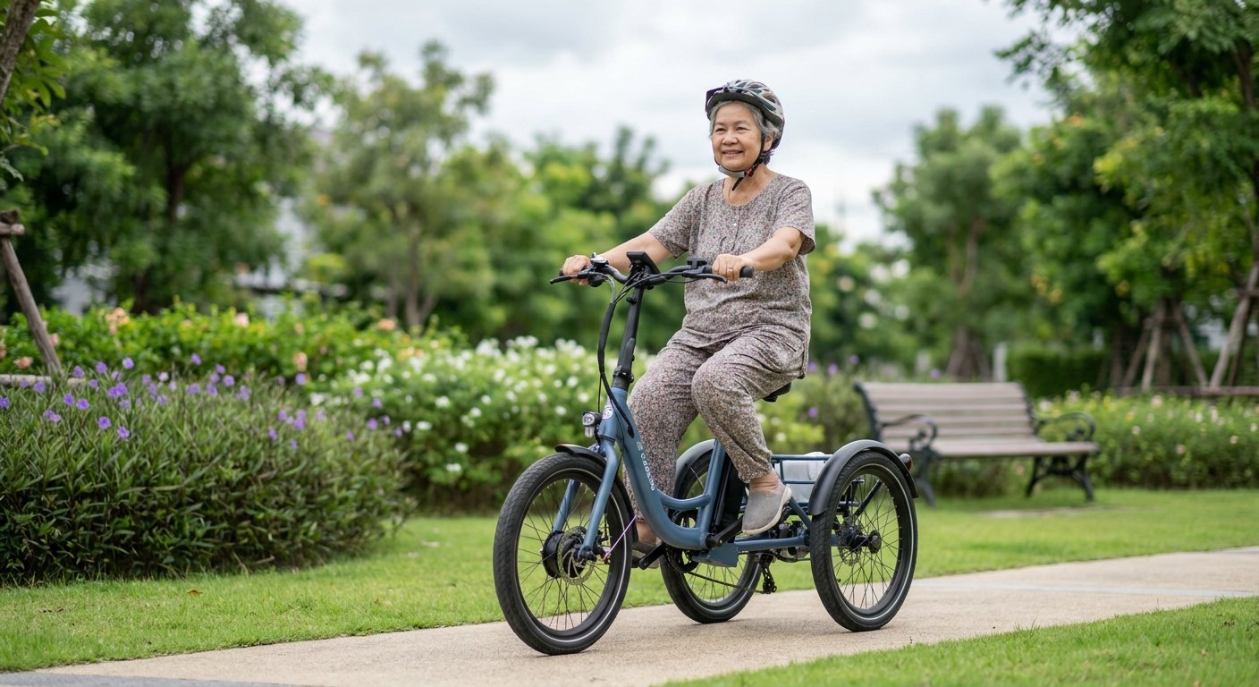 วิธีเลือก e-Bike ให้ผู้สูงอายุ ขี่ง่าย ปลอดภัย ไม่ล้ม