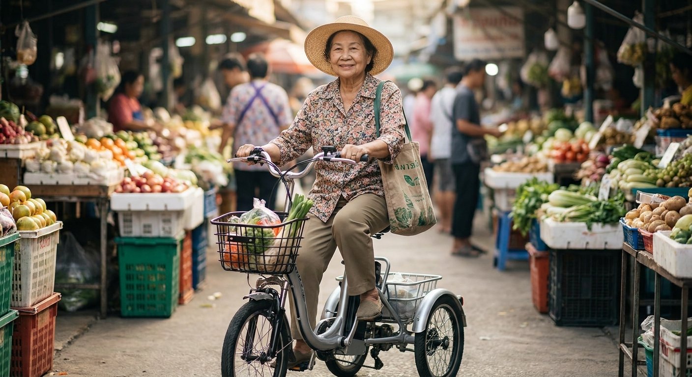 วิธีเลือกจักรยานไฟฟ้าให้ผู้สูงอายุ ขี่ง่าย มั่นใจ ปลอดภัย