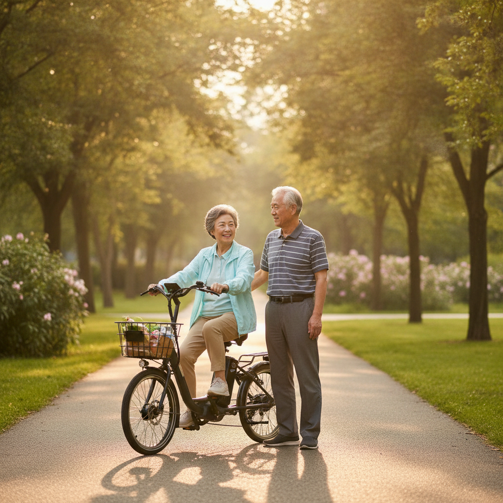 วิธีเลือกจักรยานไฟฟ้าให้ผู้สูงอายุ ขี่ง่าย มั่นใจ ปลอดภัย - choose-ebike-for-elderly-safety-guide