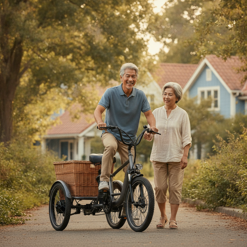 วิธีเลือกจักรยานไฟฟ้าให้ผู้สูงอายุ ขี่ง่าย ปลอดภัย ไม่ล้ม - choose-ebike-for-seniors-guide