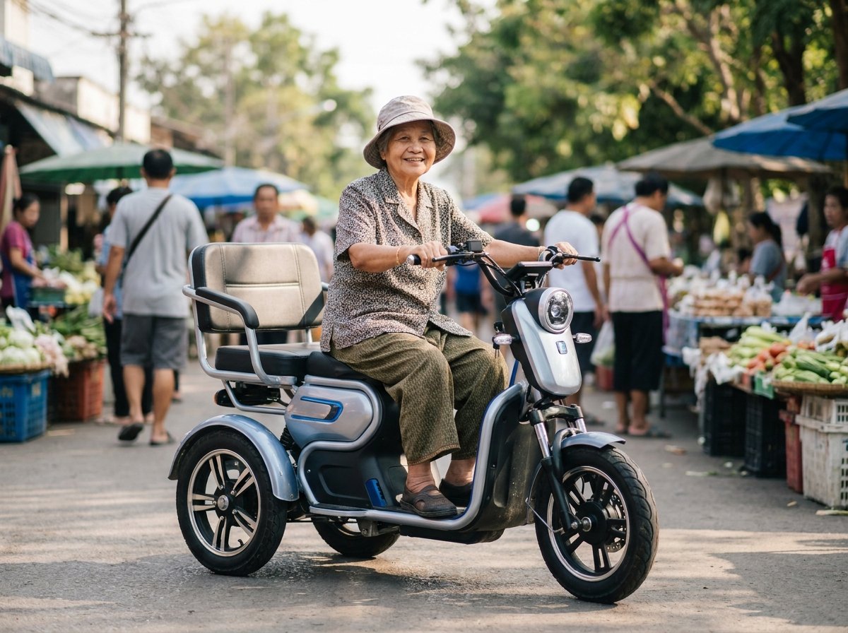 คู่มือเลือกจักรยานไฟฟ้าให้ผู้สูงอายุ ขี่ง่าย ปลอดภัย ไม่ล้ม
