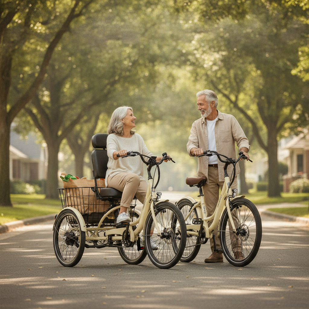 วิธีเลือกจักรยานไฟฟ้าให้ผู้สูงอายุ ขี่ง่าย ปลอดภัย ไม่ล้ม - choose-electric-bike-for-seniors