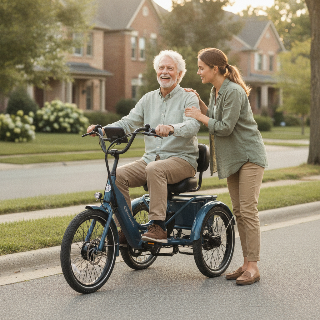 วิธีเลือกจักรยานไฟฟ้าให้ผู้สูงอายุ ขี่ง่าย ปลอดภัย ไม่ล้ม - choose-safe-ebike-for-seniors