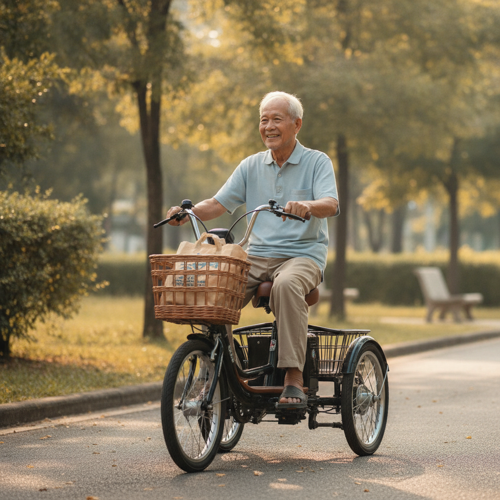 วิธีเลือก e-Bike ให้ผู้สูงอายุ ขี่ง่าย ปลอดภัย ไม่ล้ม - choose-senior-ebike-safety-guide