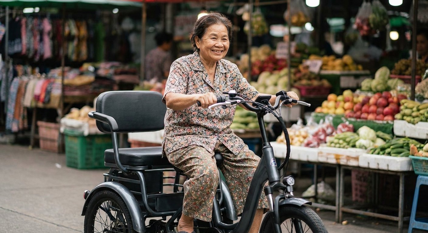 วิธีเลือก e-Bike ให้ผู้สูงอายุ ขี่ง่าย ปลอดภัย ไม่ล้ม