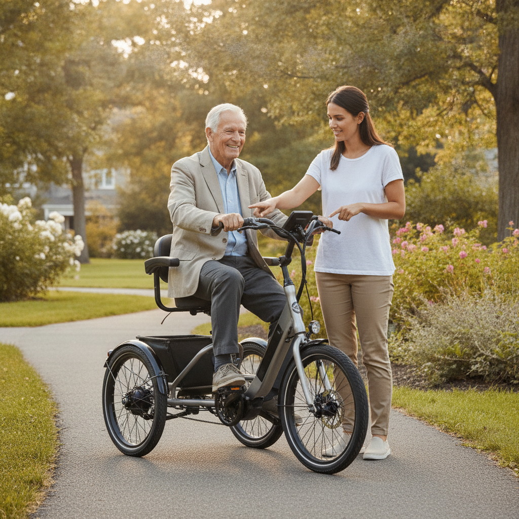 วิธีเลือกจักรยานไฟฟ้า 3 ล้อให้ผู้สูงอายุ ปลอดภัย ไม่ล้ม - choose-senior-electric-tricycle-guide