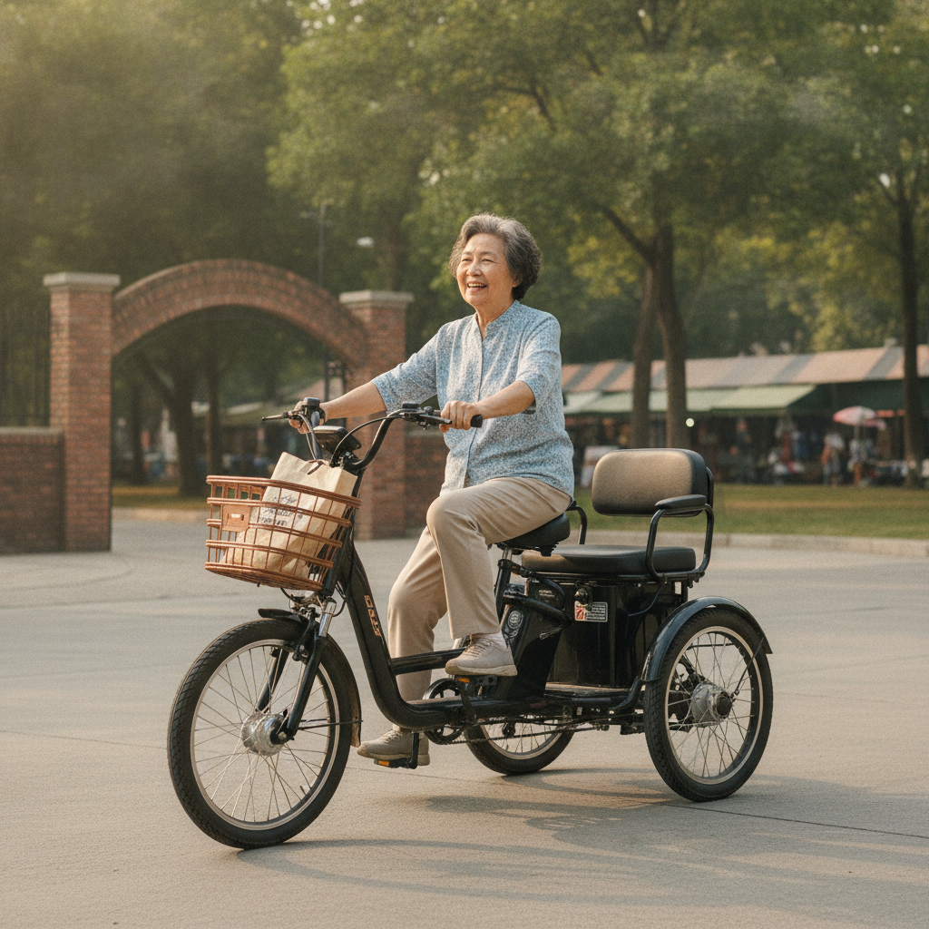 เทคนิคเลือก E-Bike 3 ล้อให้ผู้สูงอายุ ปลอดภัย ไม่ล้ม - choose-three-wheel-ebike-elderly